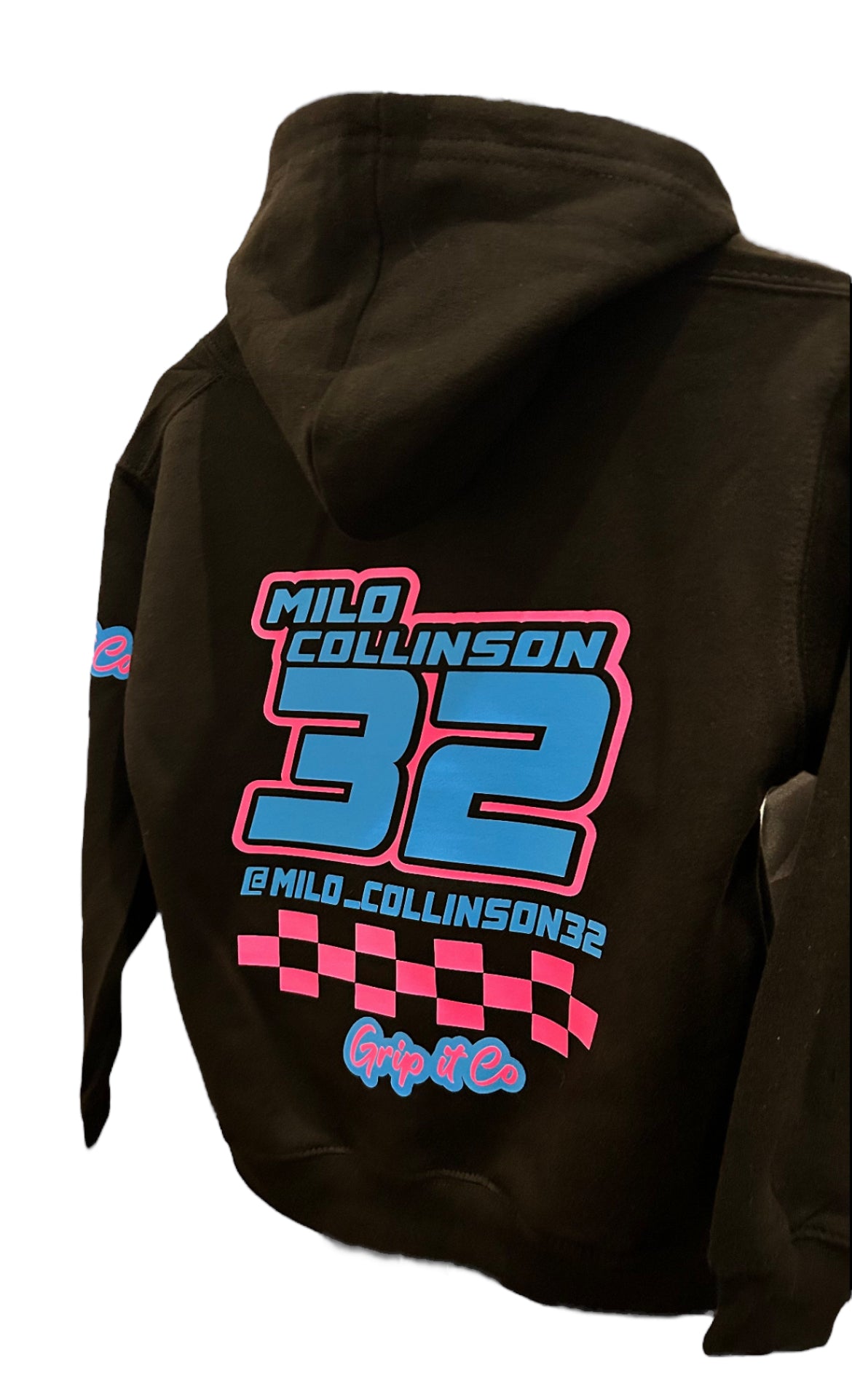 Grip it Co Racer Two Colour Name/number Hoodie