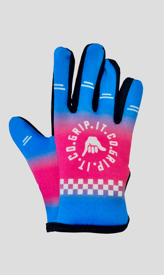 Pink/Blue Youth Gloves