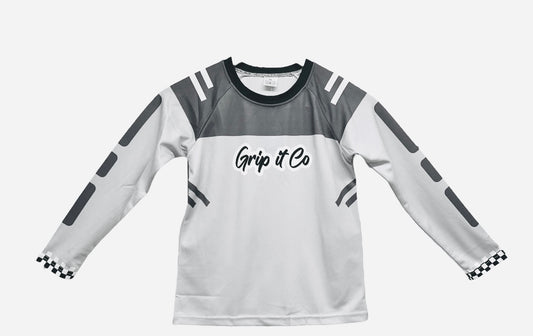 Grey Grip it Co Race Jersey