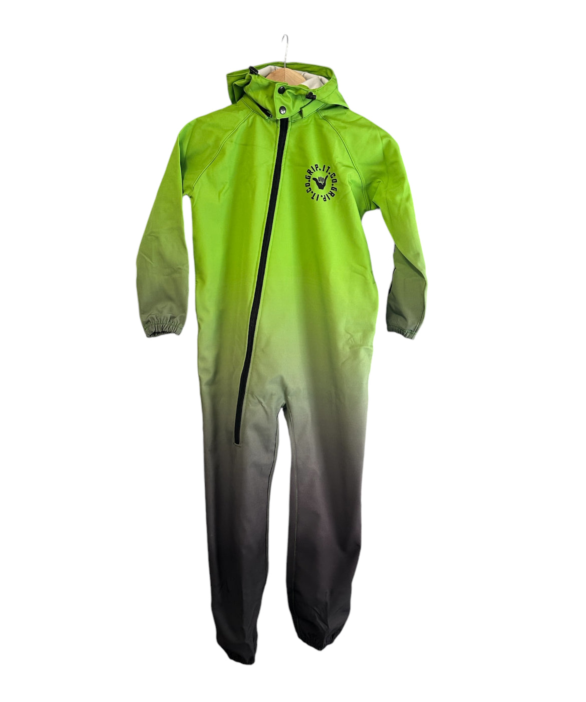 Waterproof Green/Black Rain Suit All in One