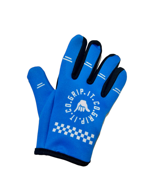 Blue Youth Gloves