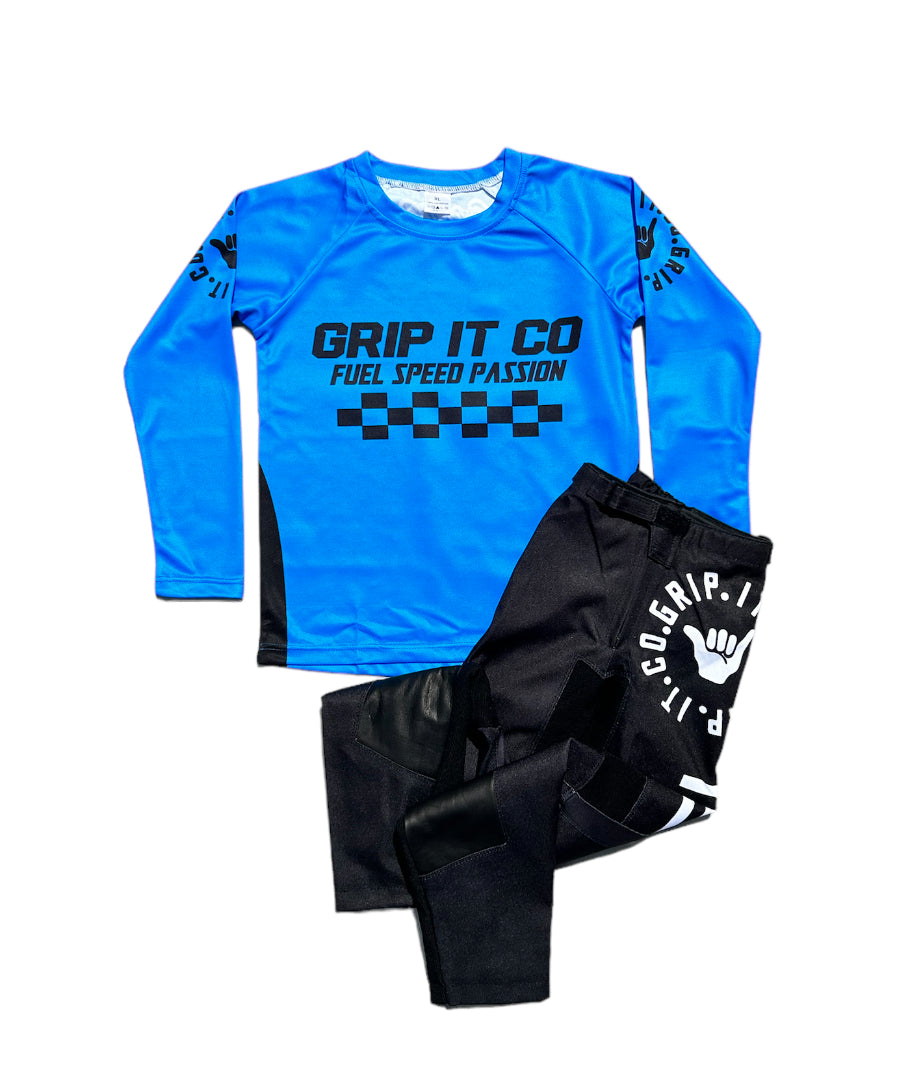 Blue Fuel Speed Passion Jersey