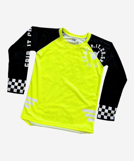 Neon Yellow Grip it Co Jersey