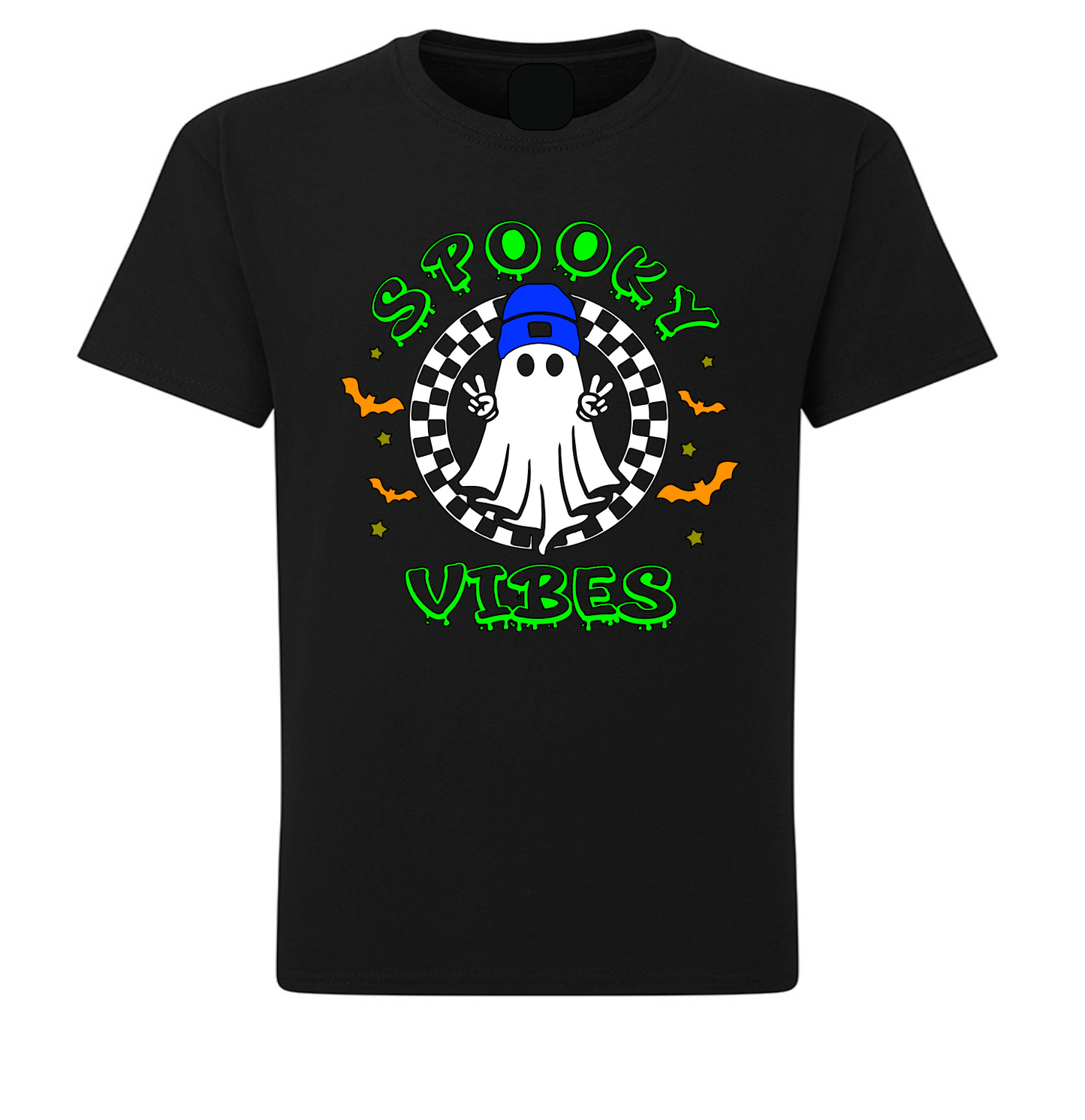 Spooky Vibes Green T-shirt Halloween