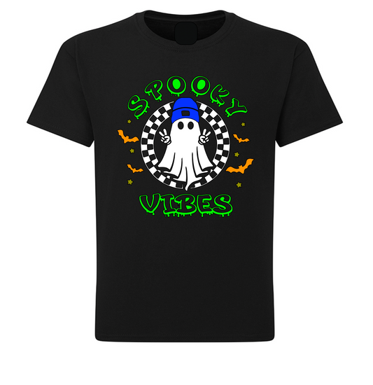 Spooky Vibes Green T-shirt Halloween