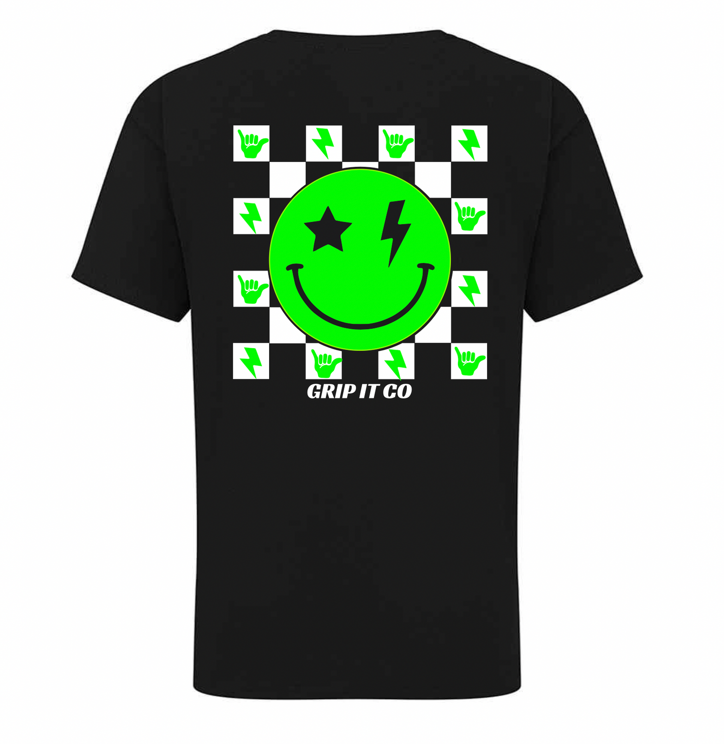 Neon Smiley Spark T-shirt