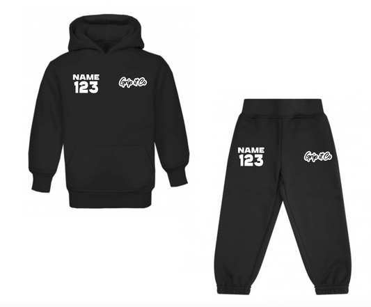 Hooded Tracksuit Race Name and Number