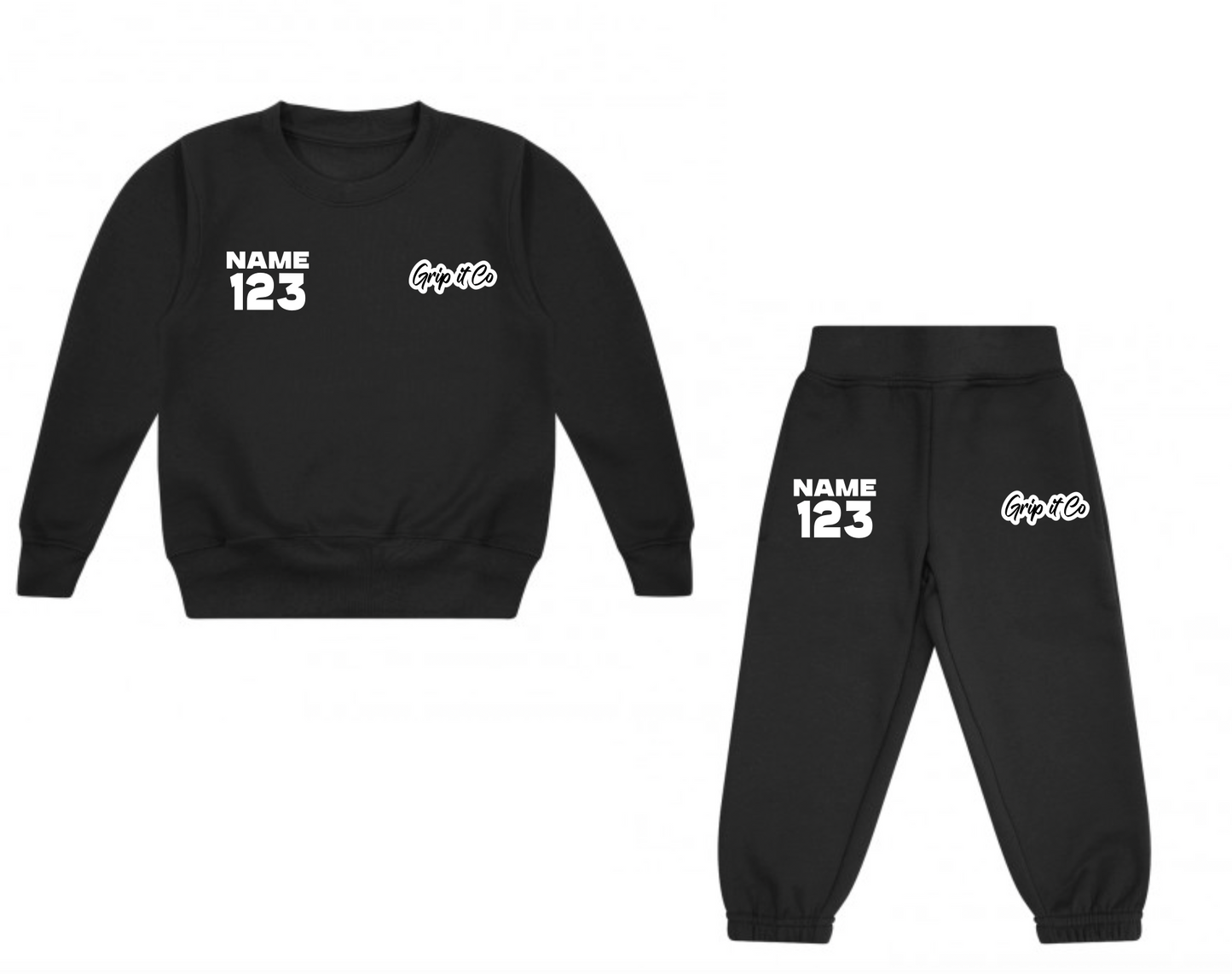 Sweatshirt Tracksuit Race Name and Number