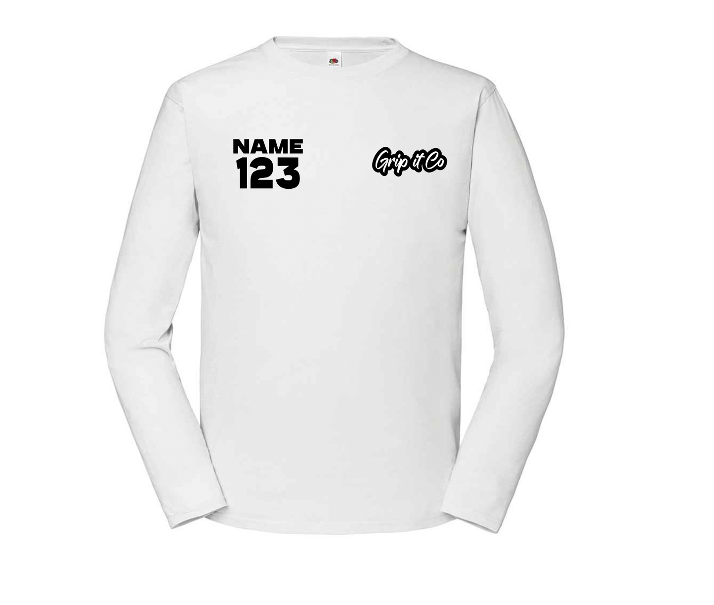 Long sleeve Race Name and Number