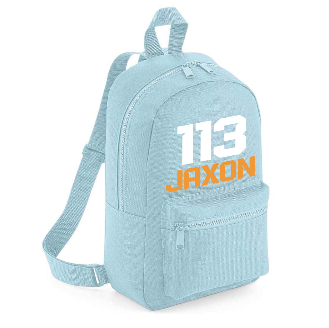 Mini Backpack Name/Number