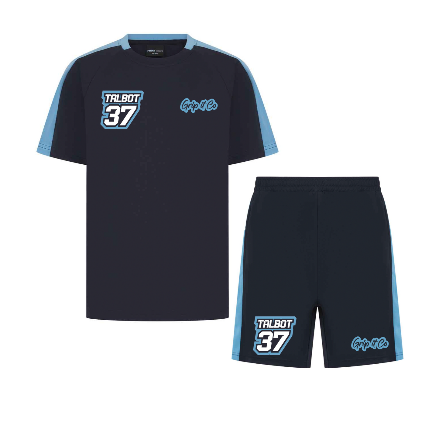 Panel T-Shirt and Short Set