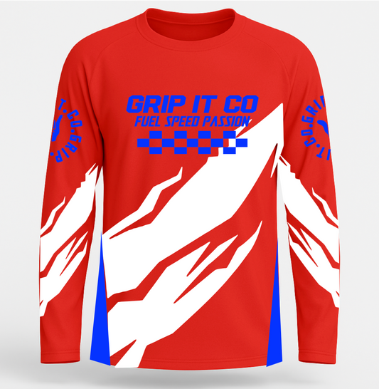 Pre Order Lightening Red/Blue/White Jersey