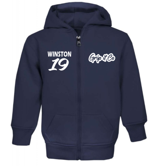 Sale Name and Number Zip Hoodie