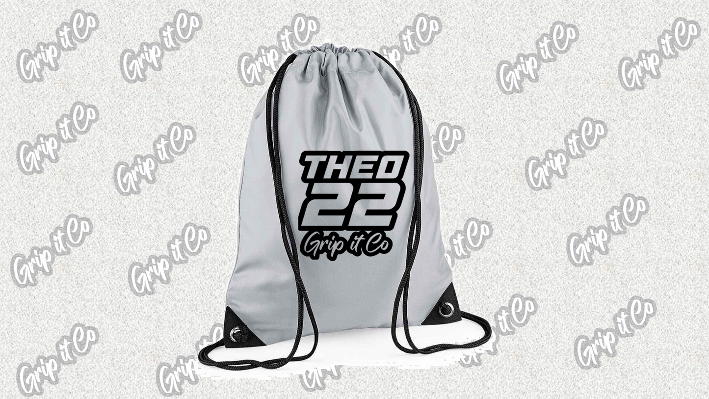 Personalised Draw String Bag Name/Number