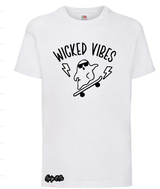 Wicked Vibes Skater T-shirt Halloween