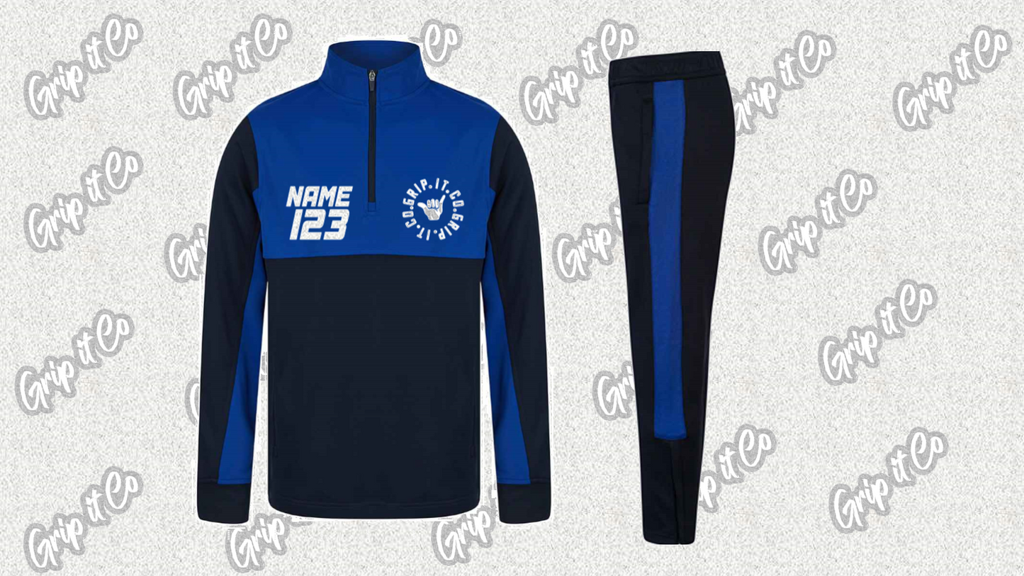 1/4 zip Casual Logo Tracksuit