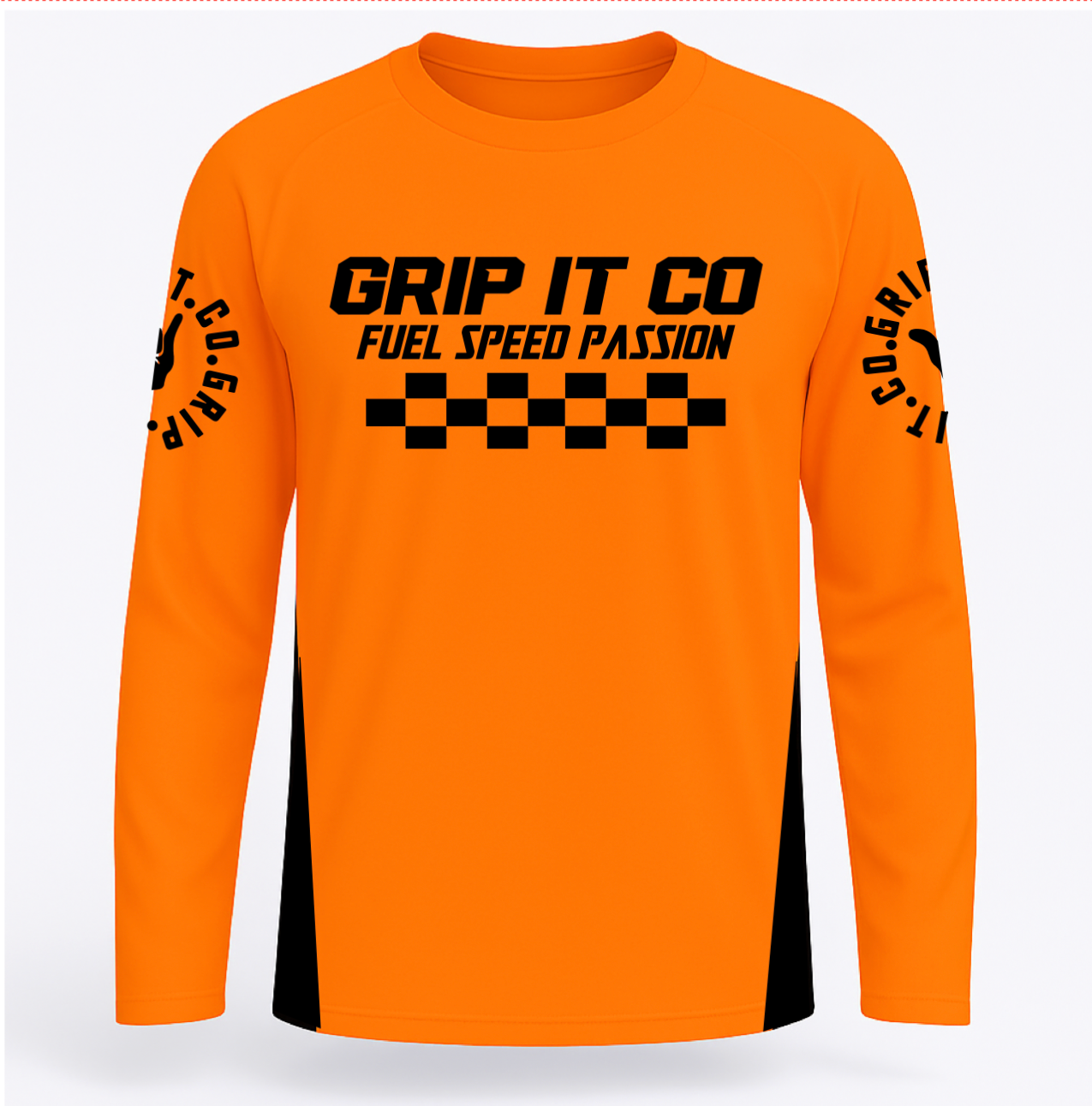 Bright Orange Fuel Speed Passion Jersey