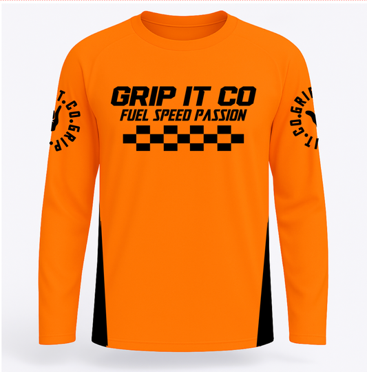 Bright Orange Fuel Speed Passion Jersey