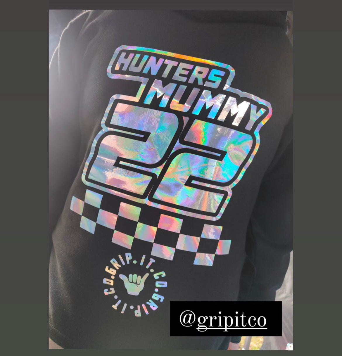 Holo Racer Hoodie Casual