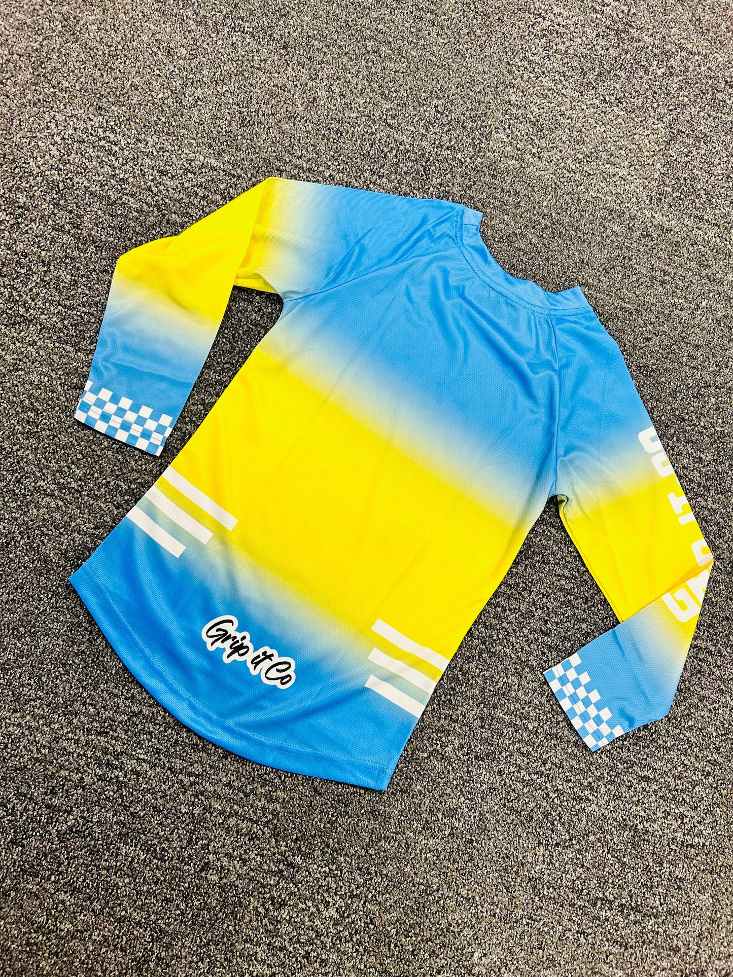 YELLOW/BLUE Grip it Co Jersey