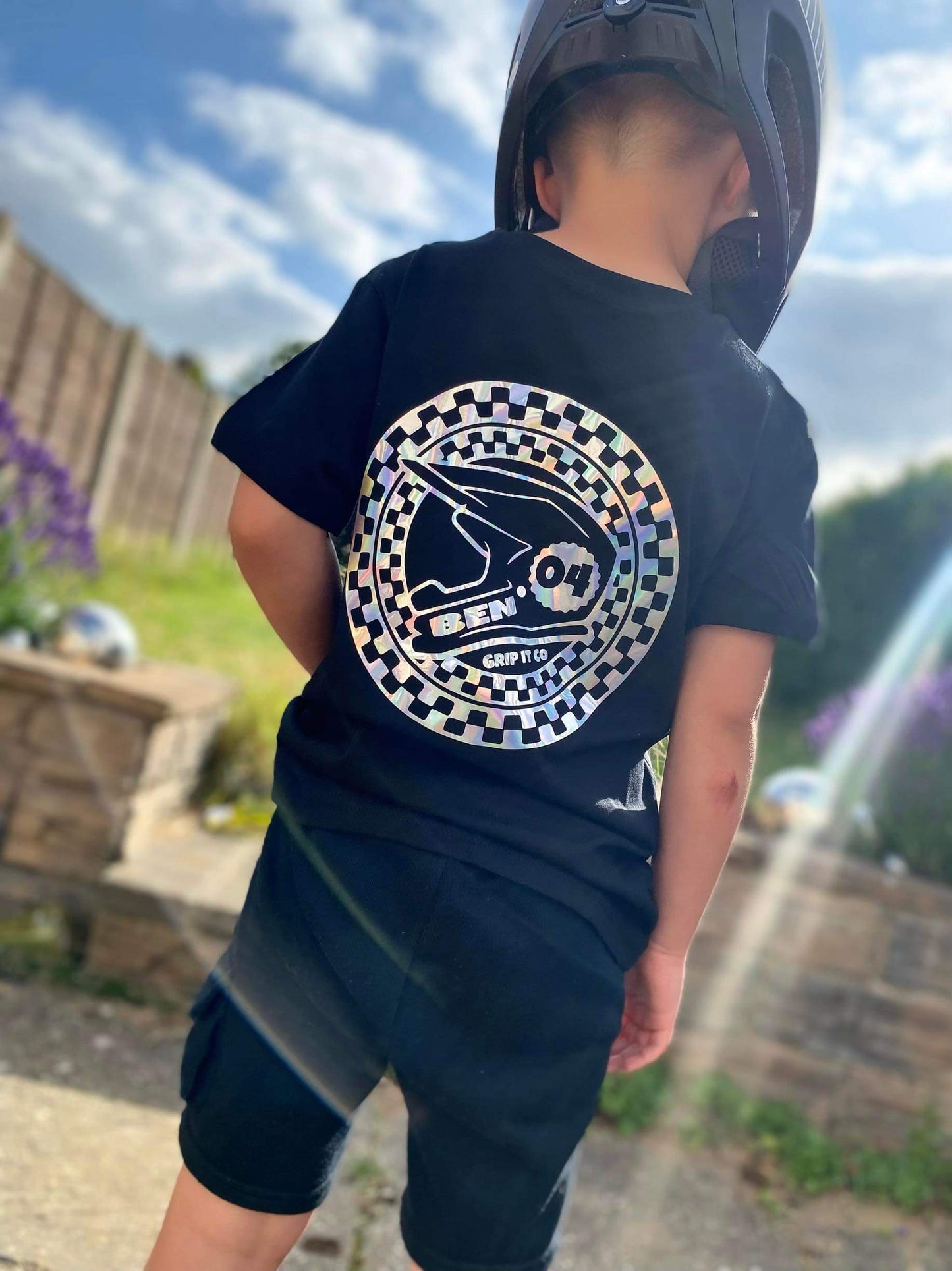 Helmet Checker T-Shirt