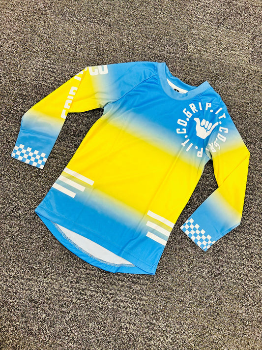 YELLOW/BLUE Grip it Co Jersey