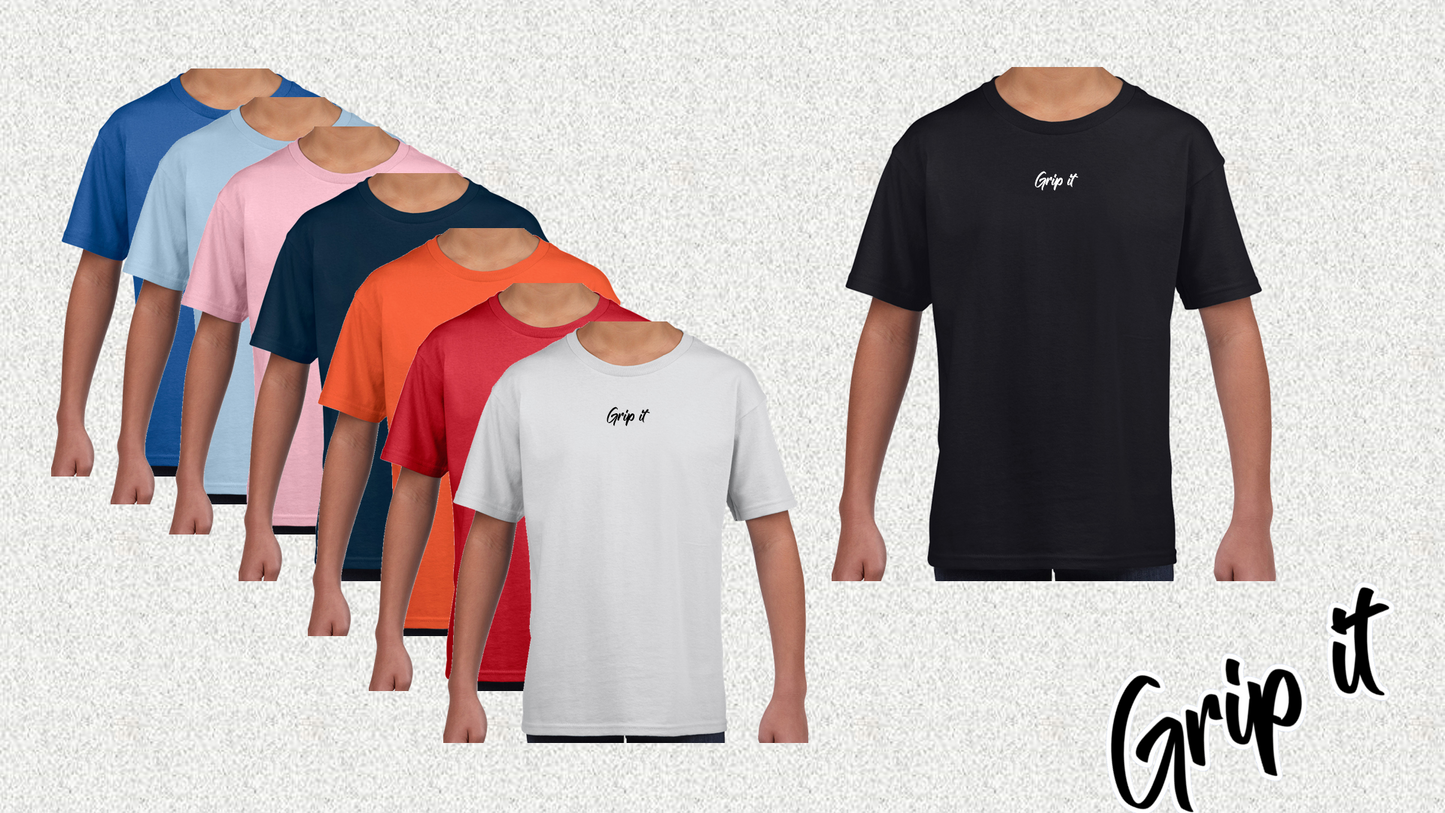 Grip It Small Casual Smart Logo T-shirt