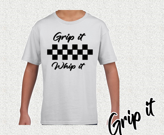 Grip It Whip it Checkerboard T-shirt