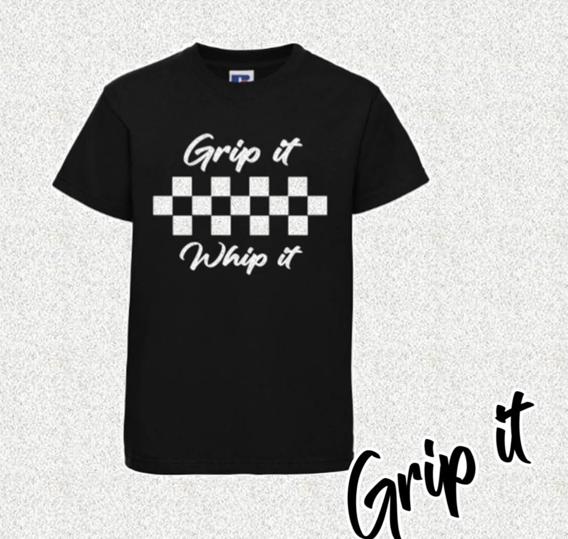 Grip It Whip it Checkerboard T-shirt