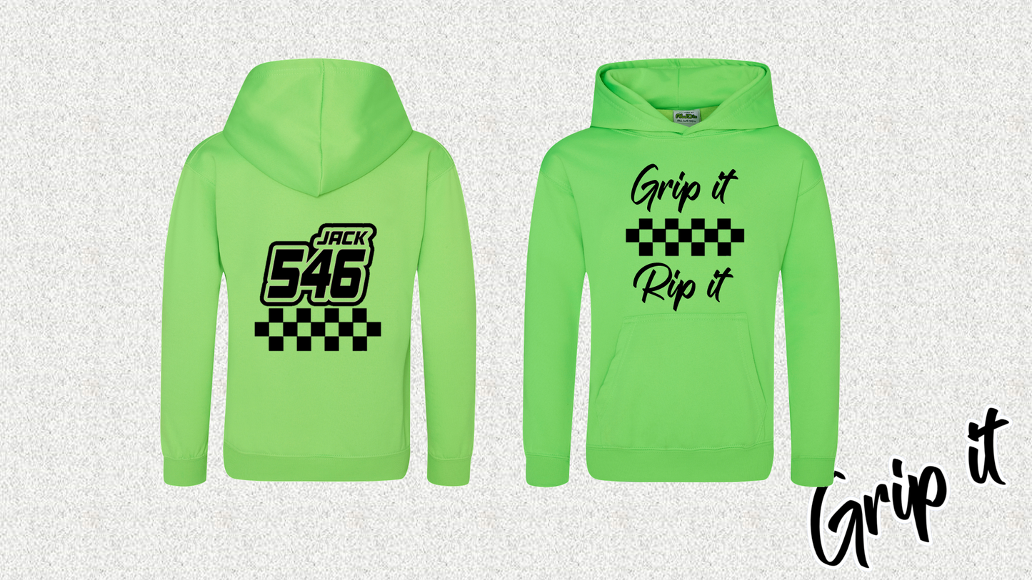 Neon Grip It Racer Hoodie