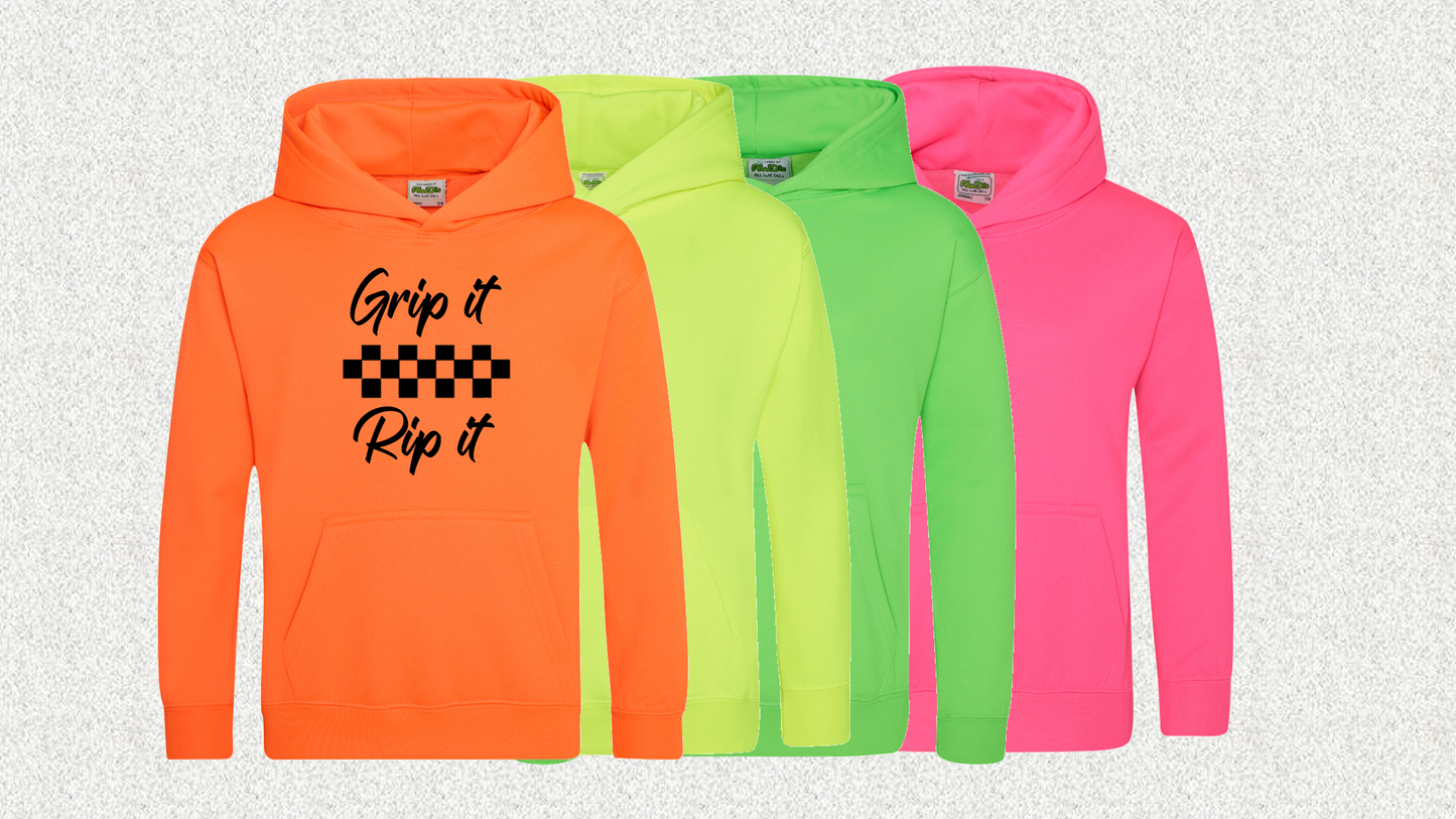 Neon Grip It Racer Hoodie