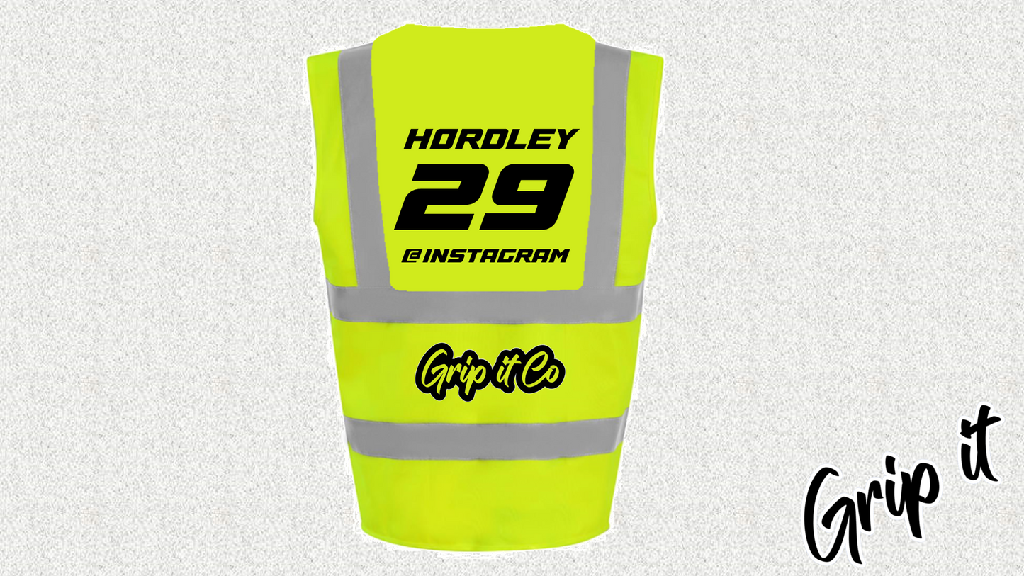 Hi Vis Vest Adults with POCKETS