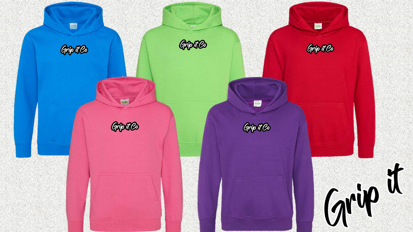 Grip It Co Small Logo Bright Hoodie