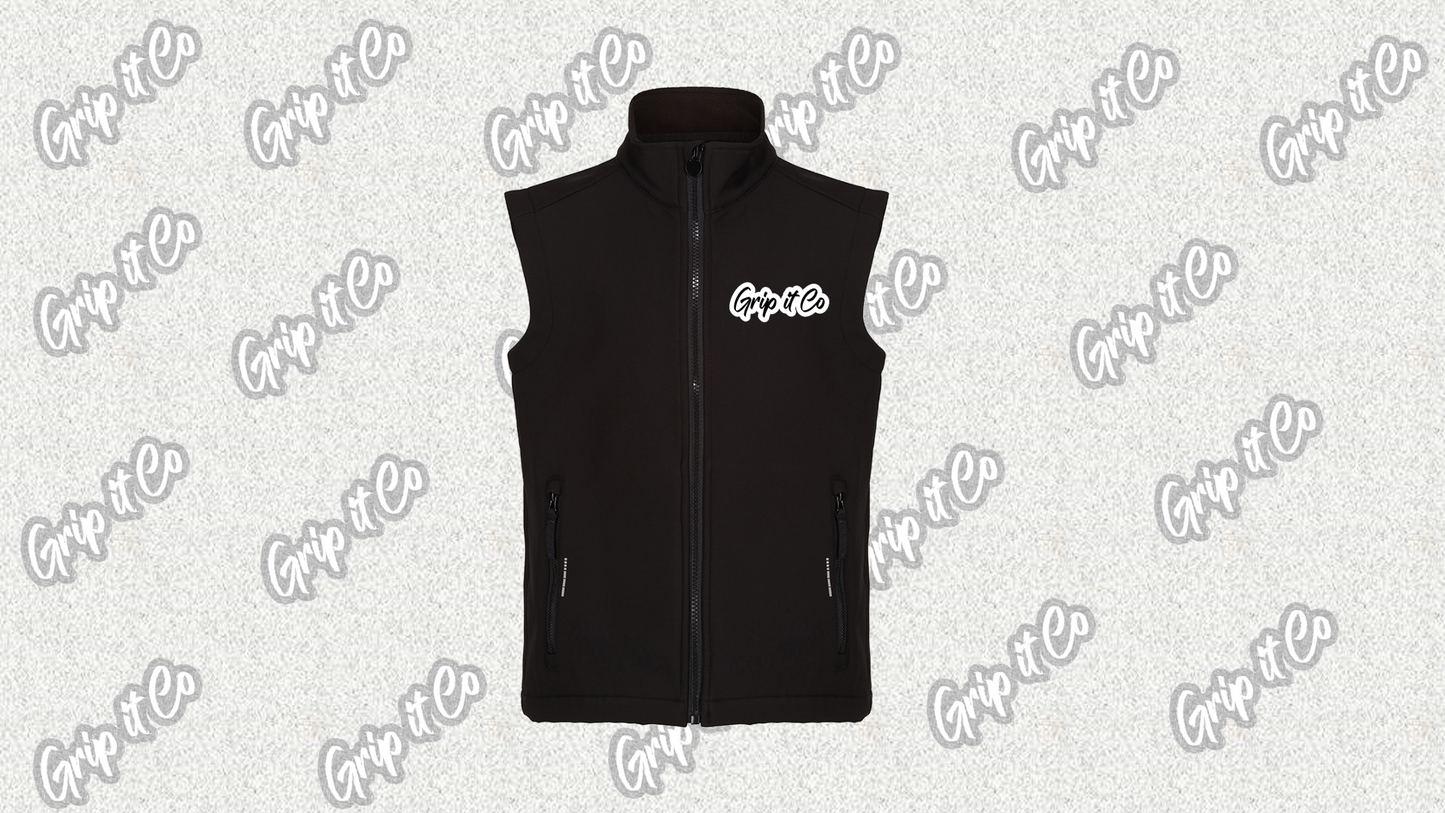 Adults Soft Shell Bodywarmer Personalised Grip It