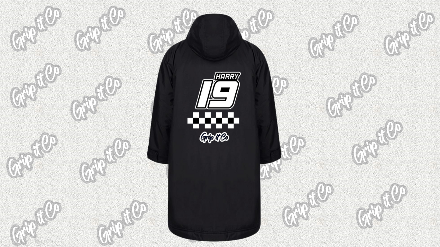 Dry Robe Racer Grip it Personalised name and number