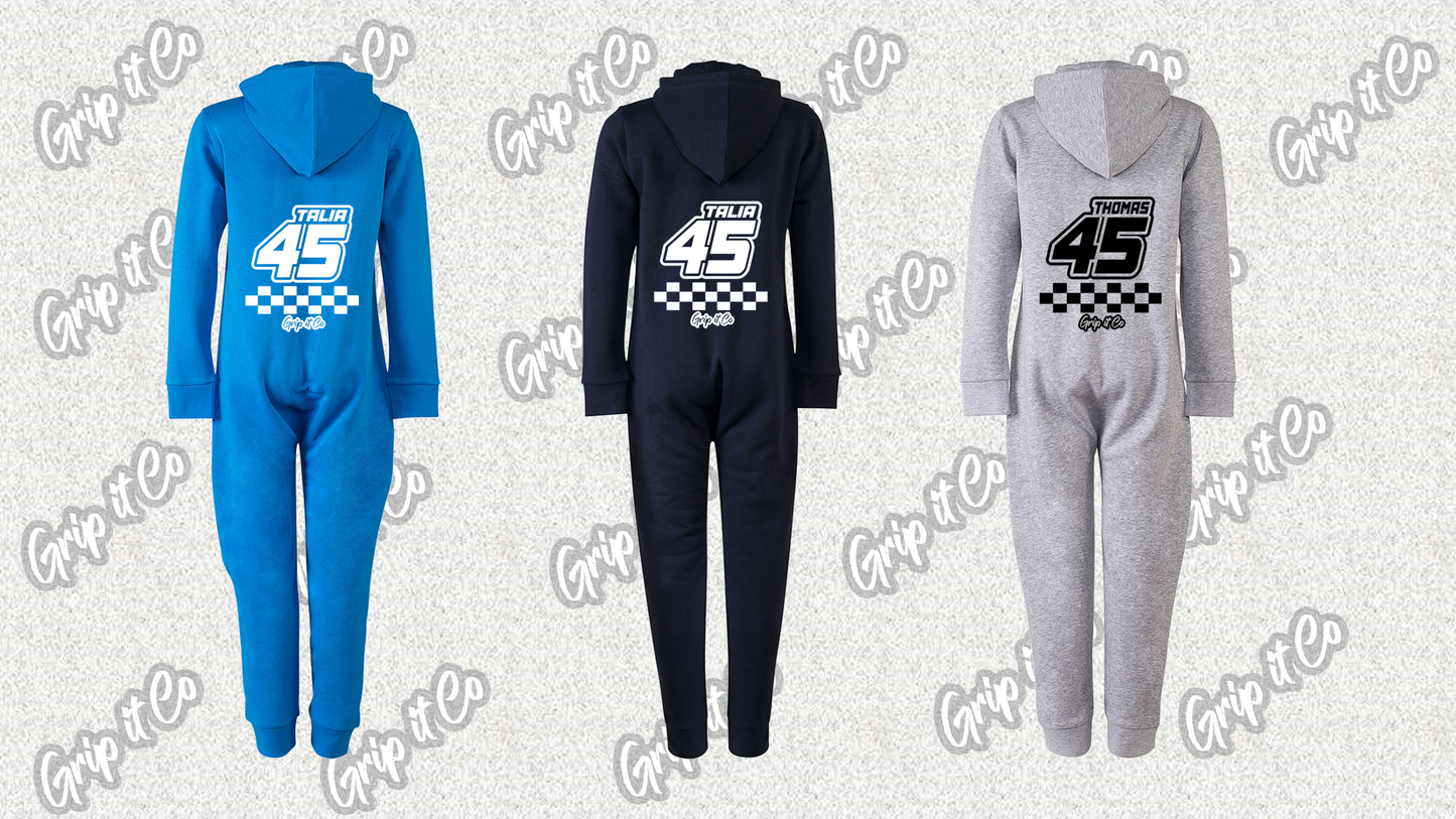 Racer Name Onesie