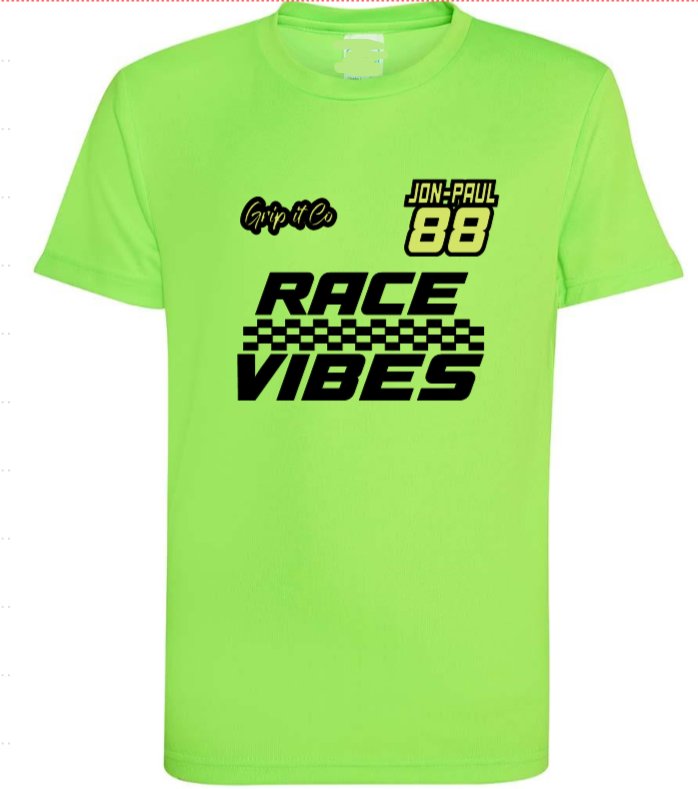 Short sleeved performance Jersey T-shirt