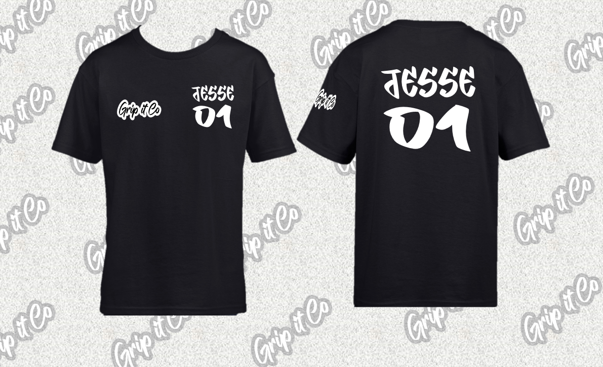 Name and Number Street Tee