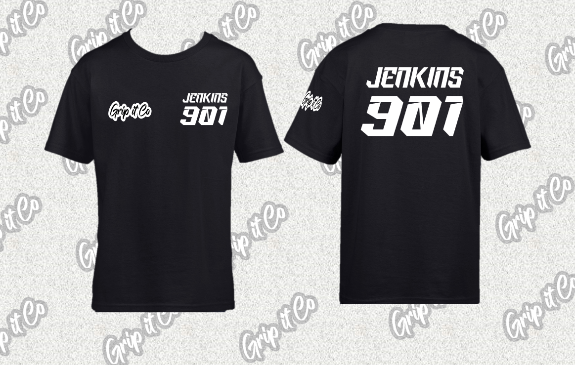 Name and Number Race Tee