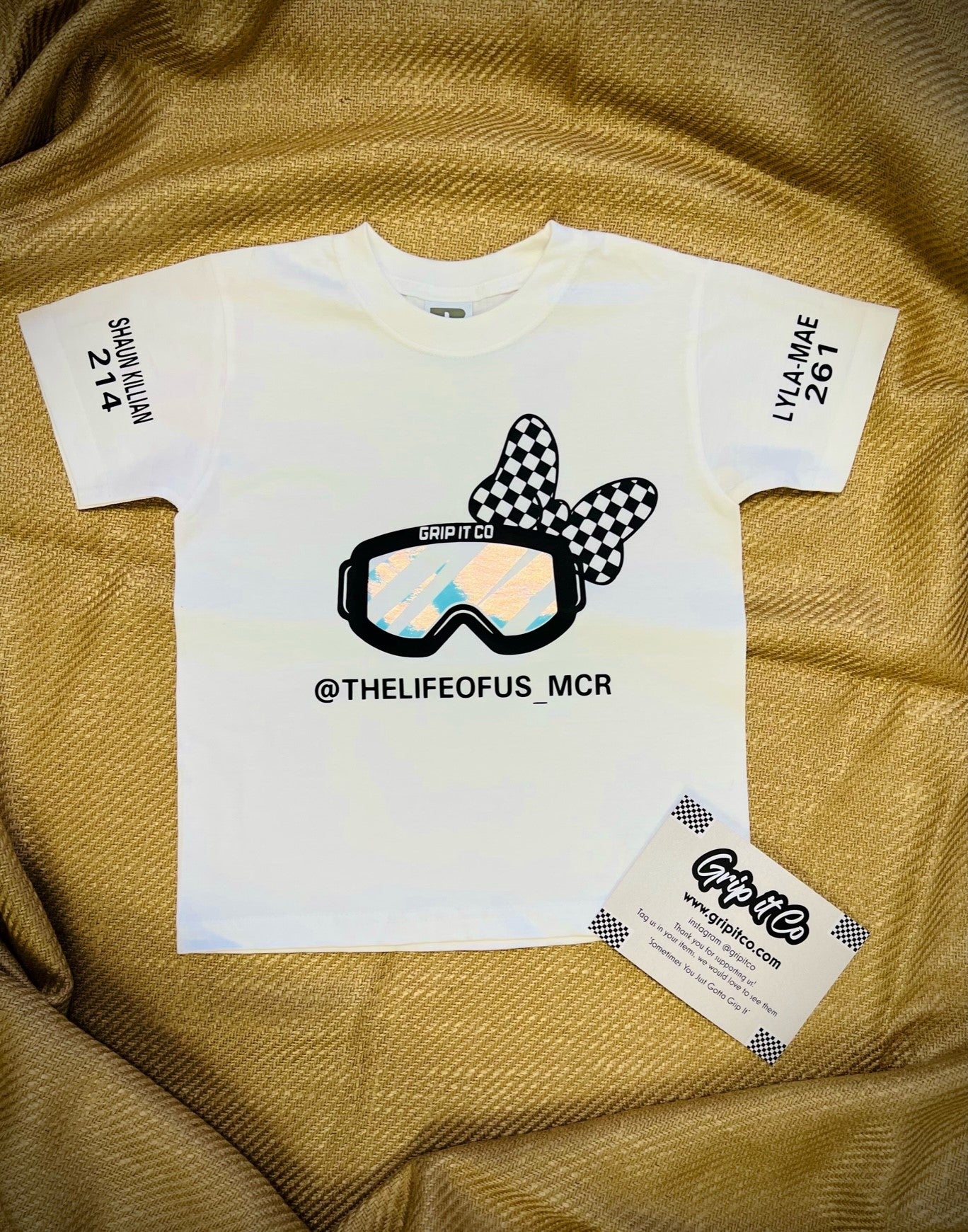 Goggle T-shirt With Bow