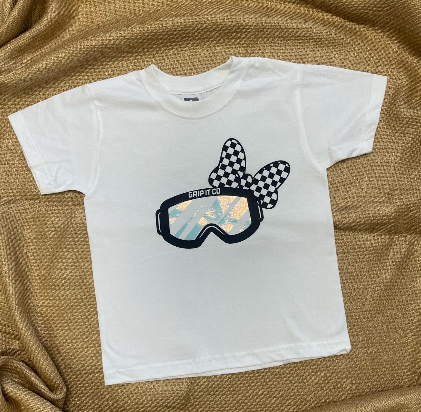 Goggle T-shirt With Bow