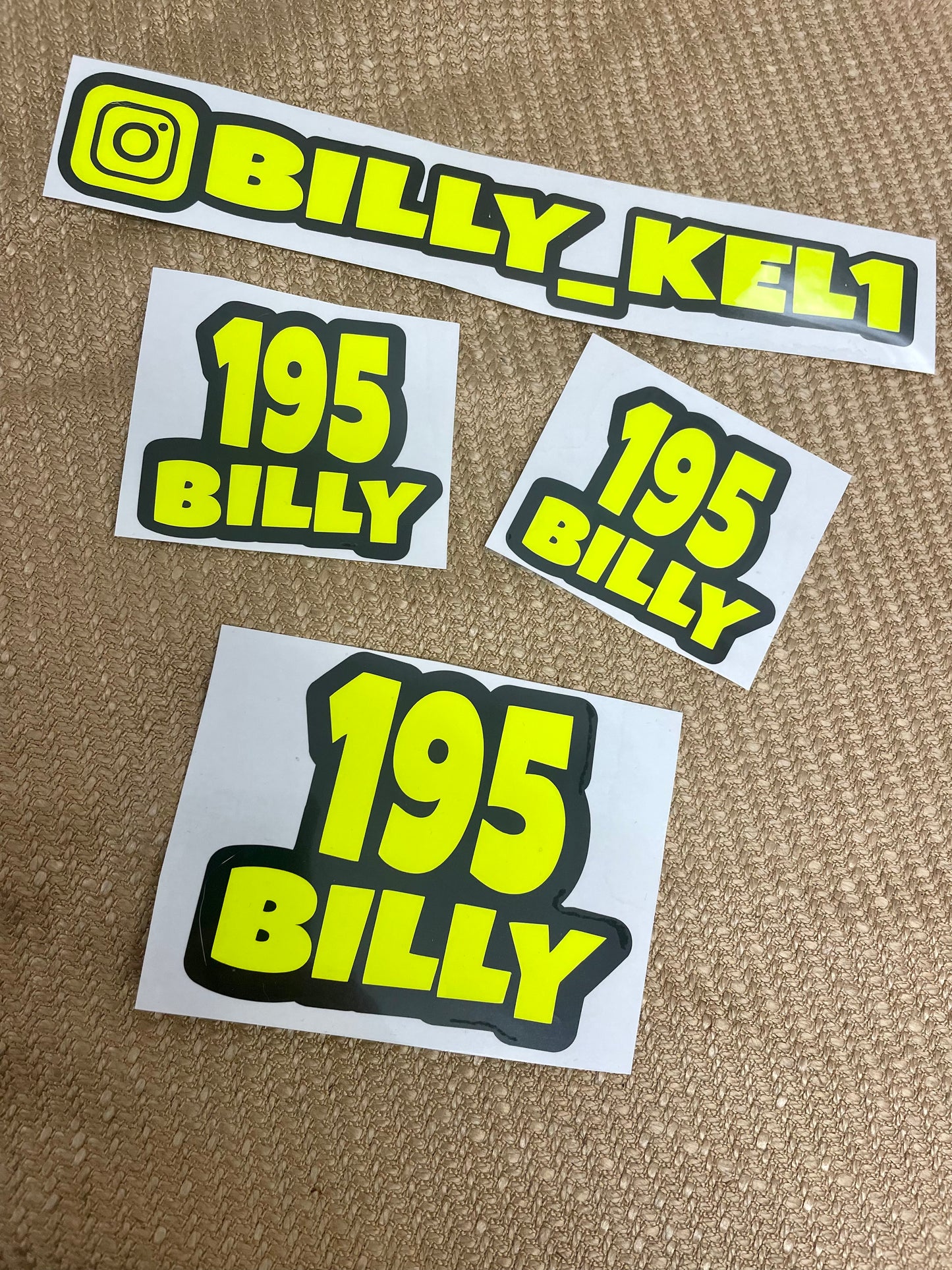 Personalised Sticker Pack two layer