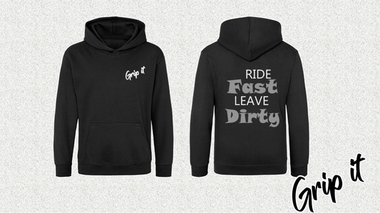 Ride Fast Leave Dirty Hoodie Adults