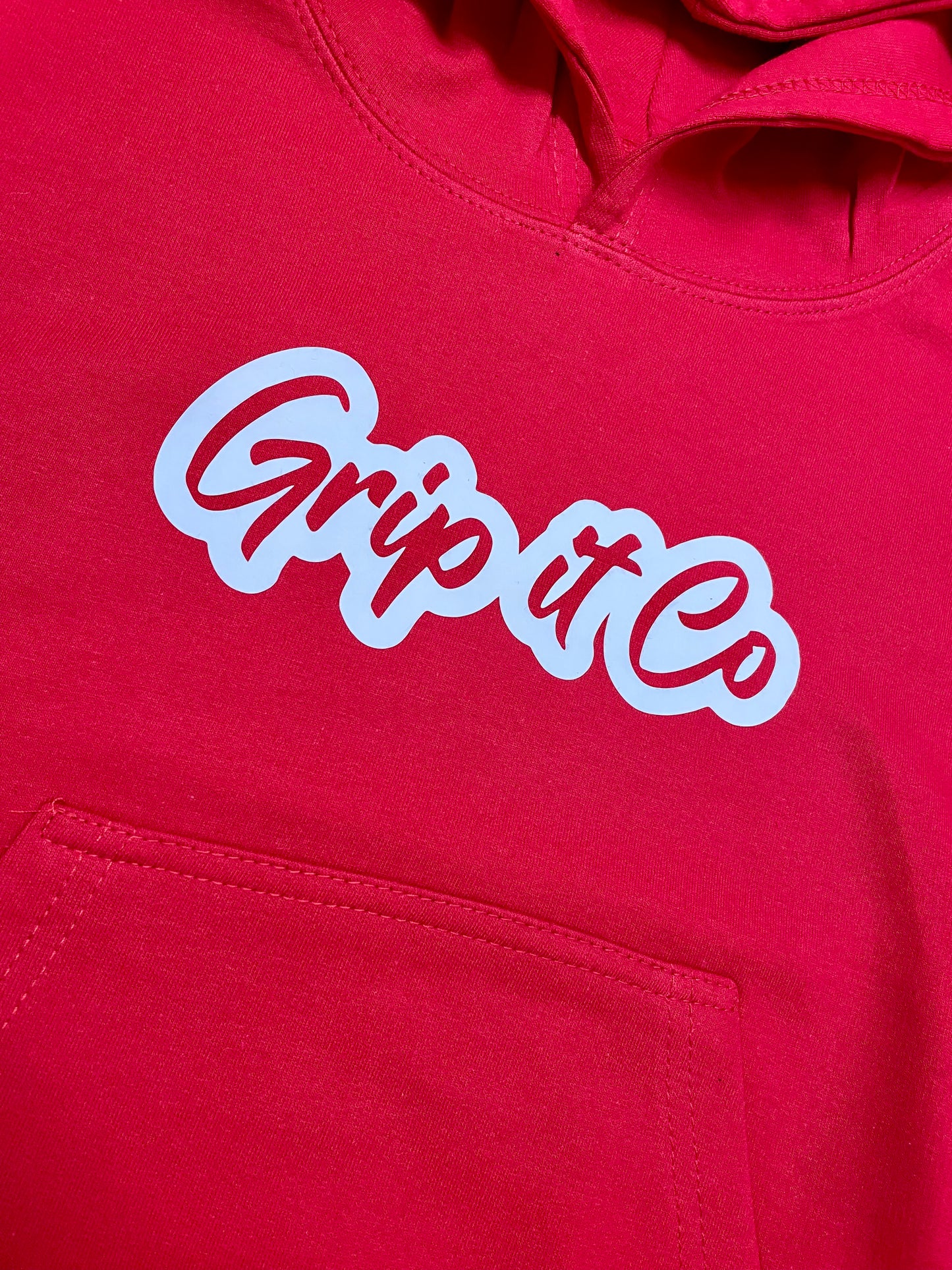 Grip It Co Hoodie Red and White